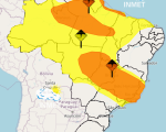 Previsão de sábado nublado e com pancadas de chuva em Divinópolis