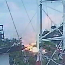 Vídeo mostra explosão em transformador da Cemig em Divinópolis