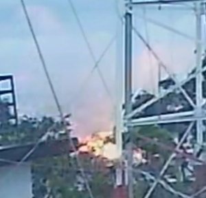 Vídeo mostra explosão em transformador da Cemig em Divinópolis