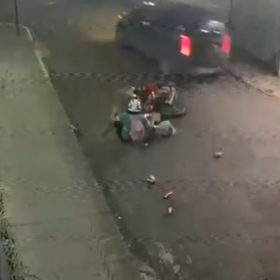 VÍDEO: Motorista foge após atropelar motociclista em Pará de Minas