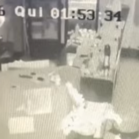 Formiga: Viatura da PM passa próximo de lanchonete e flagra furto; veja vídeo