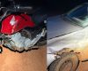 Motociclista fica gravemente ferido após colisão na LMG-827, em Bambuí