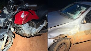 Motociclista fica gravemente ferido ap&oacute;s colis&atilde;o na LMG-827, em Bambu&iacute;
