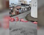 Risco de desabamento de muro e trânsito caótico preocupam moradores do Afonso Pena em Divinópolis