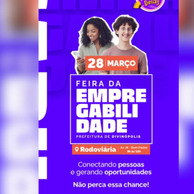 Feira da Empregabilidade 2026 oferece mais de 300 oportunidades em setores estratégicos de Divinópolis