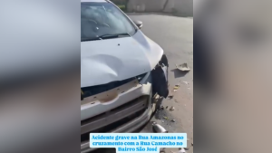 Acidente entre carros deixa mulher ferida no S&atilde;o Jos&eacute;; vereador faz cobran&ccedil;as