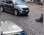 Acidente entre caminhonete e ciclista é registrado em Itapecerica-MG