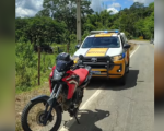 Motocicleta furtada é recuperada na BR-252; homem é preso por receptação e adulteração