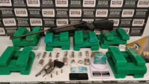 Homem &eacute; preso com grande quantidade de maconha no Belo Vale, em Divin&oacute;polis