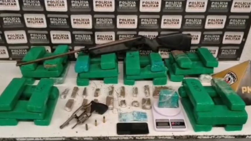 Homem é preso com grande quantidade de maconha no Belo Vale, em Divinópolis