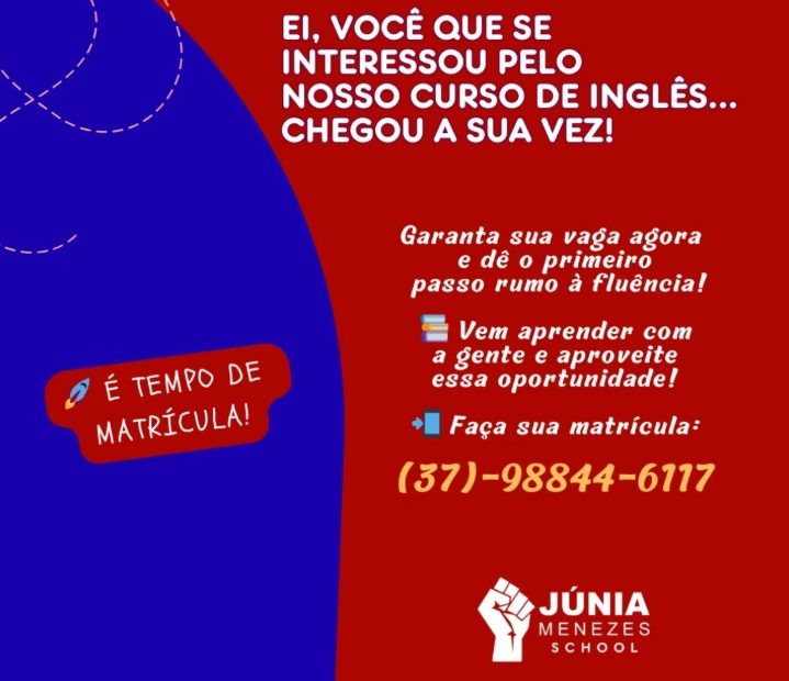 Matrículas abertas para turmas Kids na Júnia Menezes School