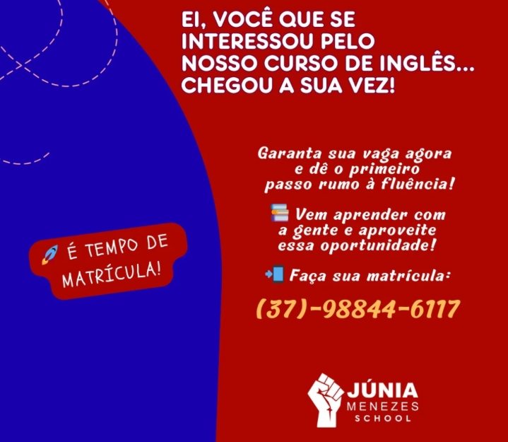 Matrículas abertas para turmas Kids na Júnia Menezes School