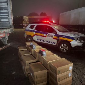 PM impede furto de R$ 1,1 milhão em perfumes na BR-381, em Itatiaiuçu