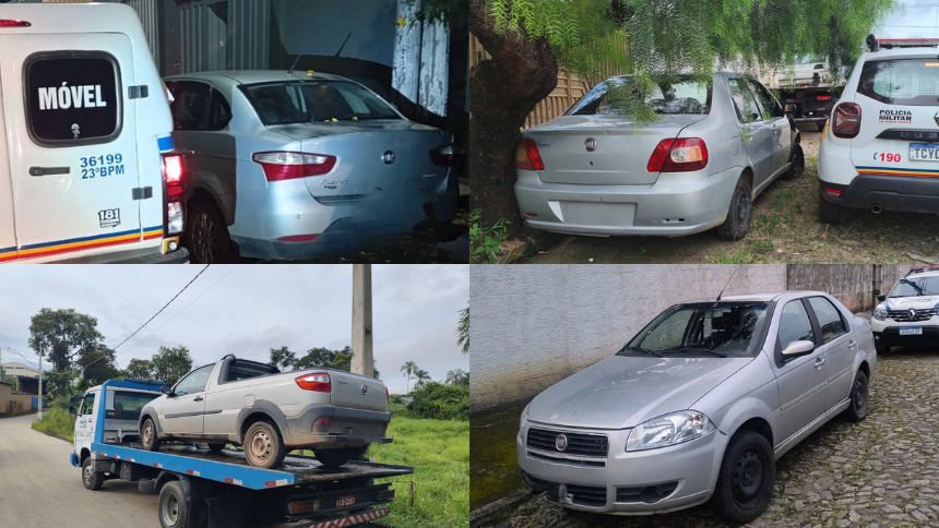 PM recupera quatro veículos furtados em Divinópolis e São Gonçalo do Pará; homem é preso