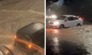 Bombeiros retiram 51 pessoas de áreas alagadas após chuva na Grande BH