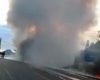 VÍDEO: caminhão pega fogo na BR-381 e causa lentidão no trânsito na Grande BH