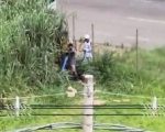 VÍDEO: jovens são flagrados escondendo patinetes elétricos em mata e cometendo irregularidades em BH