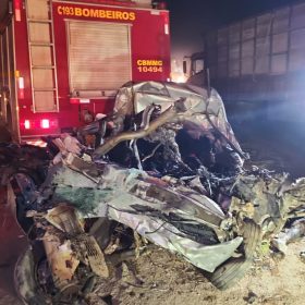 Colisão frontal deixa um morto na MG-050, em Formiga