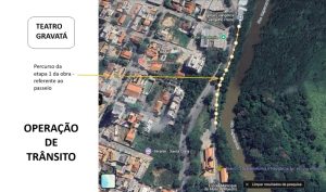 Avenida JK é interditada para obras de revitalização no entorno do Gravatá