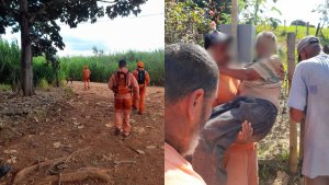 Após horas de angústia, idoso desaparecido é localizado com vida na zona rural de Bambuí