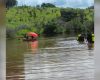 Campo Belo: Bombeiros fazem buscas por possíveis corpos de vítimas do crime organizado em lagoa