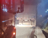 Carreta pega fogo na MG-050 em Formiga