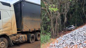 Acidente na BR-354 deixa tr&ecirc;s feridos e motorista &eacute; preso por dirigir com CNH cassada