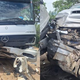 Idoso fica gravemente ferido após batida frontal na MG-439, em Arcos