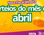 Nota Fiscal Mineira vai distribuir R$ 616 mil em prêmios no mês de abril