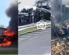 Vídeo: Queda de avião deixa mortos no litoral do RS