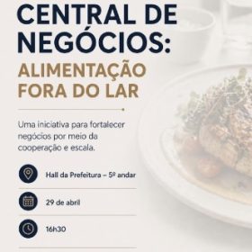 Divinópolis inova e lança o programa Central de Negócios – Alimentação Fora do Lar