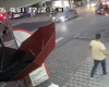 Perseguição policial após blitz termina com atropelamento, tiros e três feridos no Centro de Divinópolis