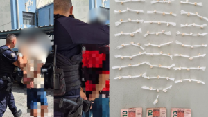 Guarda Municipal apreende 76 pedras de crack e prende dupla em Nova Serrana
