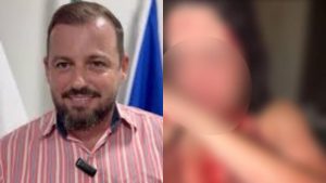 Veja o v&iacute;deo: Vereador &eacute; preso ap&oacute;s ataque com garrafa e amea&ccedil;a de morte contra mulher em Leandro Ferreira