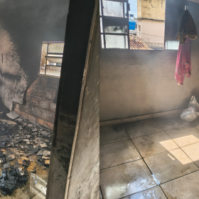 Incêndio em colchão de kitnet no Centro de Arcos mobiliza Bombeiros