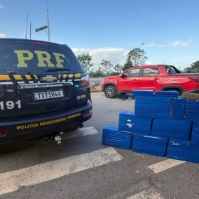 Homem é preso com 200 quilos de maconha após fuga na BR-262, em Bom Despacho