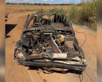 VÍDEO: Motorista morre após capotamento na MG-170, em Santo Antônio do Monte