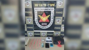 Homem &eacute; preso por tr&aacute;fico de drogas durante opera&ccedil;&atilde;o em Lagoa da Prata