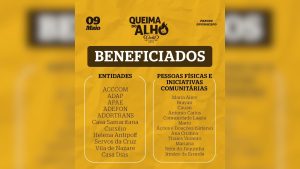 Queima do Alho da Divinaexpo divulga entidades e iniciativas beneficiadas pela edi&ccedil;&atilde;o 2026
