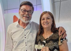 Ganhadora da pergunta premiada, Iêda do N. S. da Conceição…