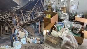 Pol&iacute;cia Civil incinera meia tonelada de drogas em Divin&oacute;polis