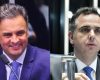 Possíveis aliados, Aécio já assumiu namoro com ex de Rodrigo Pacheco