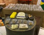 Quadrilha é presa com maconha e ecstasy dentro de guarda-roupa em Contagem