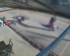 Câmera flagra grave acidente de moto em Cláudio