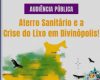 População é convocada para audiência sobre o lixo em Divinópolis