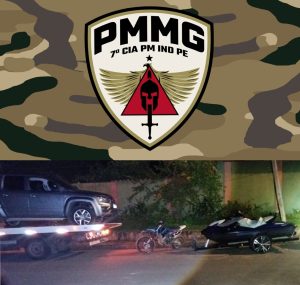 Opera&ccedil;&atilde;o da PM apreende caminhonete furtada, jet skis e submetralhadora em Divin&oacute;polis