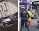 VÍDEO: homem é detido após quebrar vidros da Câmara Municipal de Nova Lima