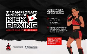 Divinópolis recebe Campeonato Mineiro de Kickboxing neste fim de semana