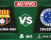 Final de jogo Barcelona-EQU 0x1 Cruzeiro pela Libertadores