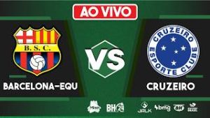 Final de jogo Barcelona-EQU 0x1 Cruzeiro pela Libertadores